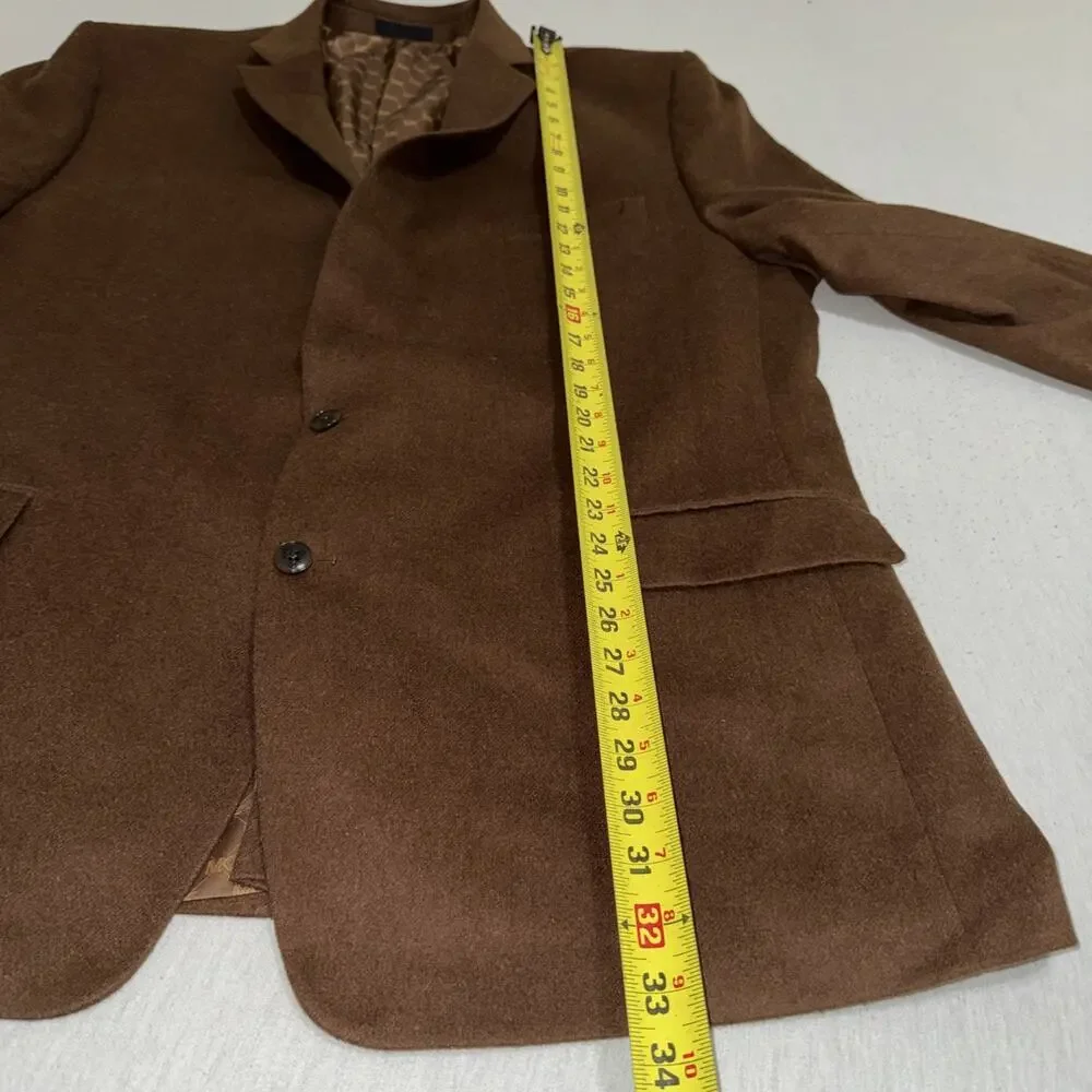 MICHAEL KORS Mens 50L Wool Silk Cashmere Blazer Sport Coat Suit Jacket EUC